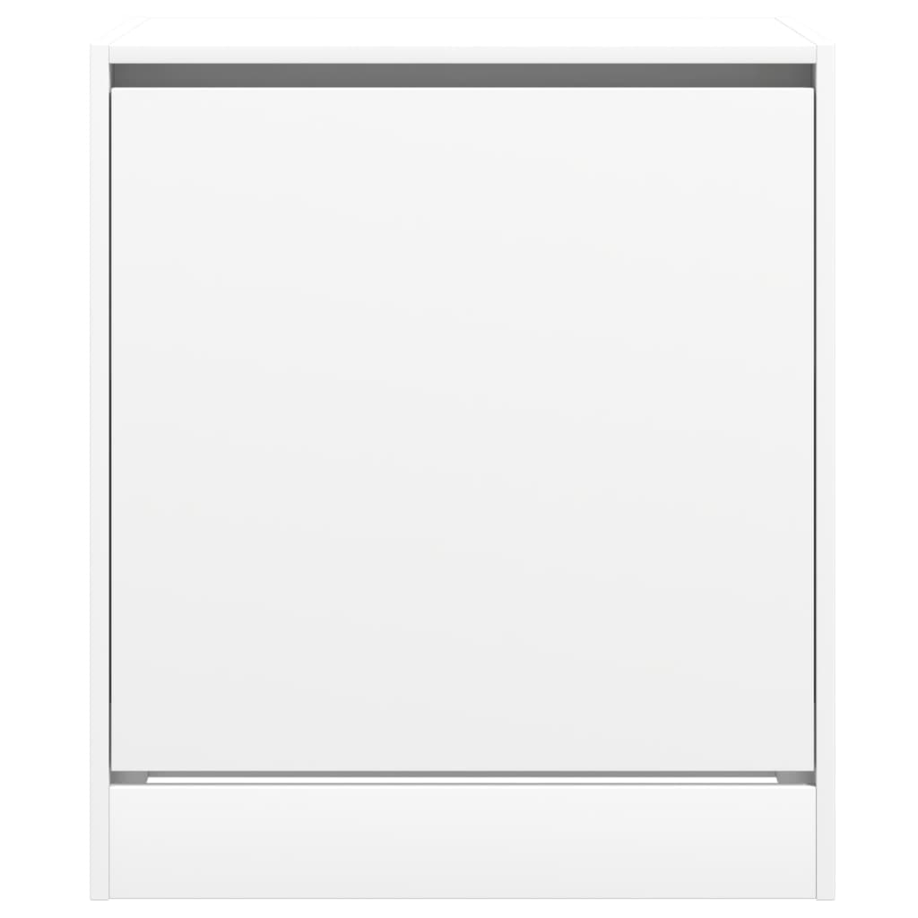 vidaXL Armoire à chaussures blanc 60x42x69 cm bois d'ingénierie