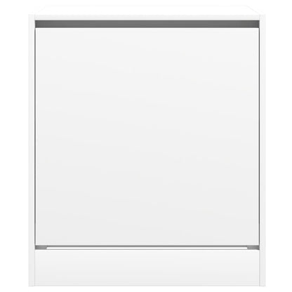 vidaXL Armoire à chaussures blanc 60x42x69 cm bois d'ingénierie