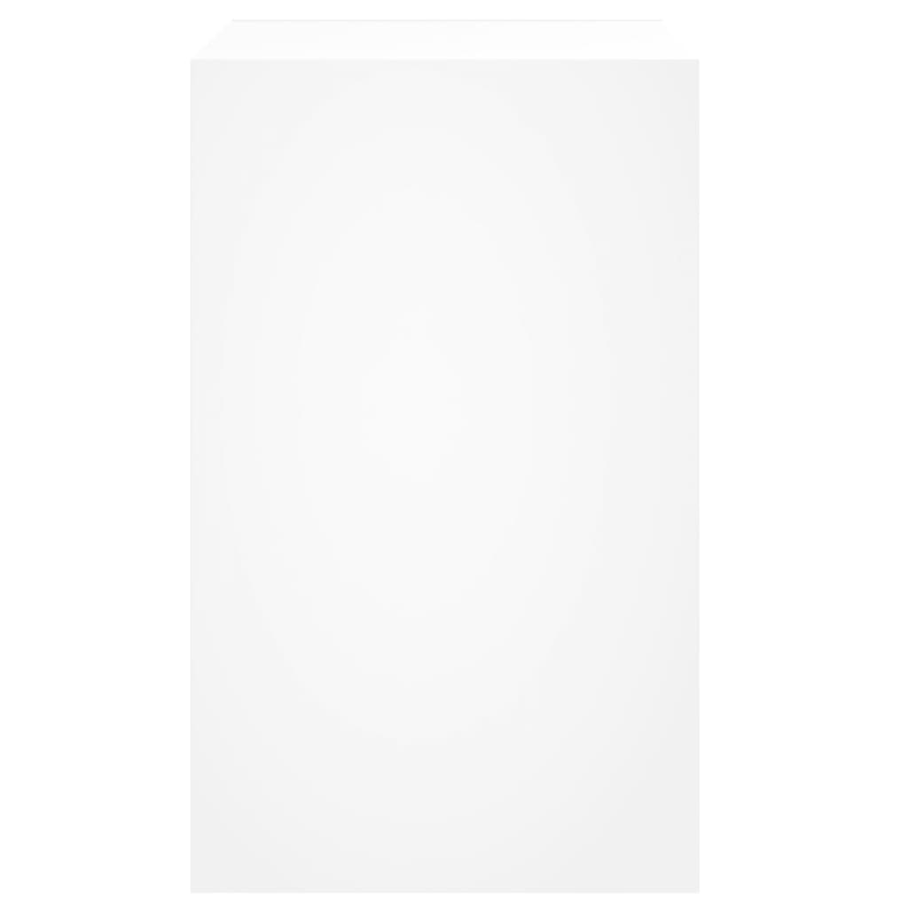 vidaXL Armoire à chaussures blanc 60x42x69 cm bois d'ingénierie