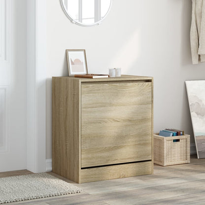 vidaXL Armoire à chaussures chêne sonoma 60x42x69 cm bois d'ingénierie