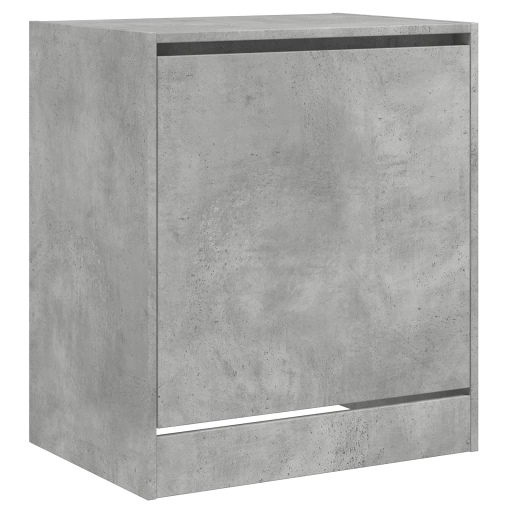 vidaXL Armoire à chaussures gris béton 60x42x69 cm bois d'ingénierie