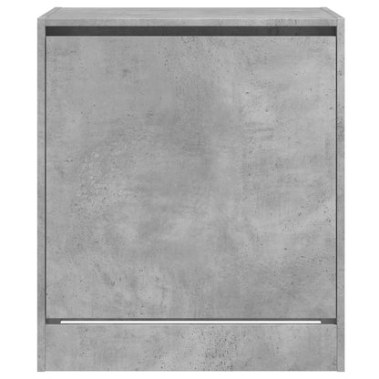 vidaXL Armoire à chaussures gris béton 60x42x69 cm bois d'ingénierie