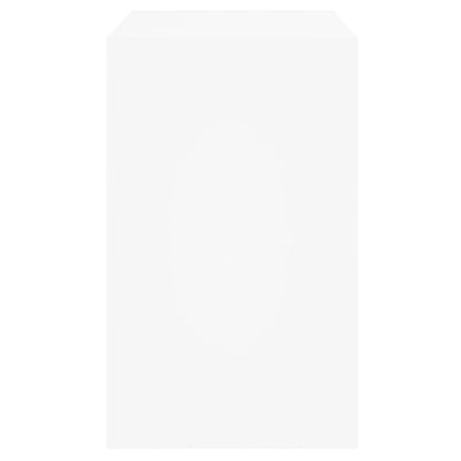 vidaXL Armoire à chaussures blanc 80x42x69 cm bois d'ingénierie