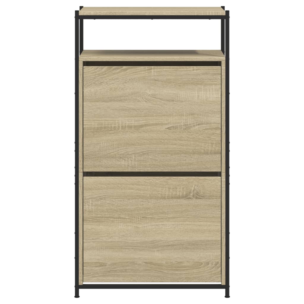 vidaXL Armoire à chaussures chêne sonoma 60x34x112cm bois d'ingénierie