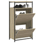 vidaXL Armoire à chaussures chêne sonoma 60x34x112cm bois d'ingénierie
