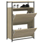 vidaXL Armoire à chaussures chêne sonoma 75x34x112cm bois d'ingénierie