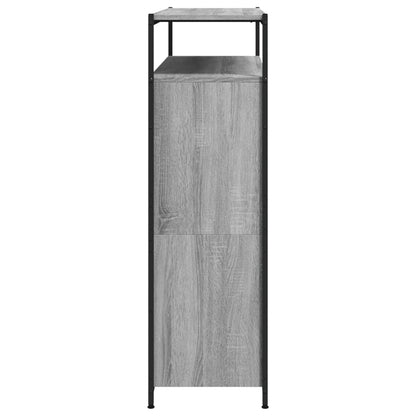 vidaXL Armoire à chaussures 4 tiroirs rabattables sonoma gris