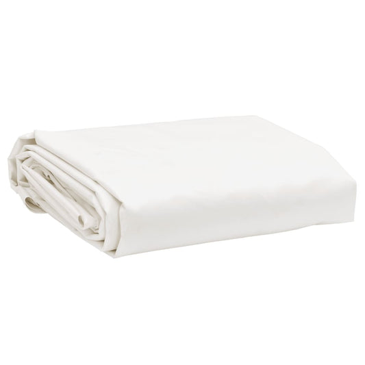 vidaXL Bâche blanc 5x6 m 600 g/m²