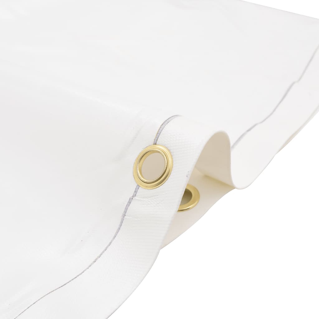 vidaXL Bâche blanc 5x7 m 600 g/m²