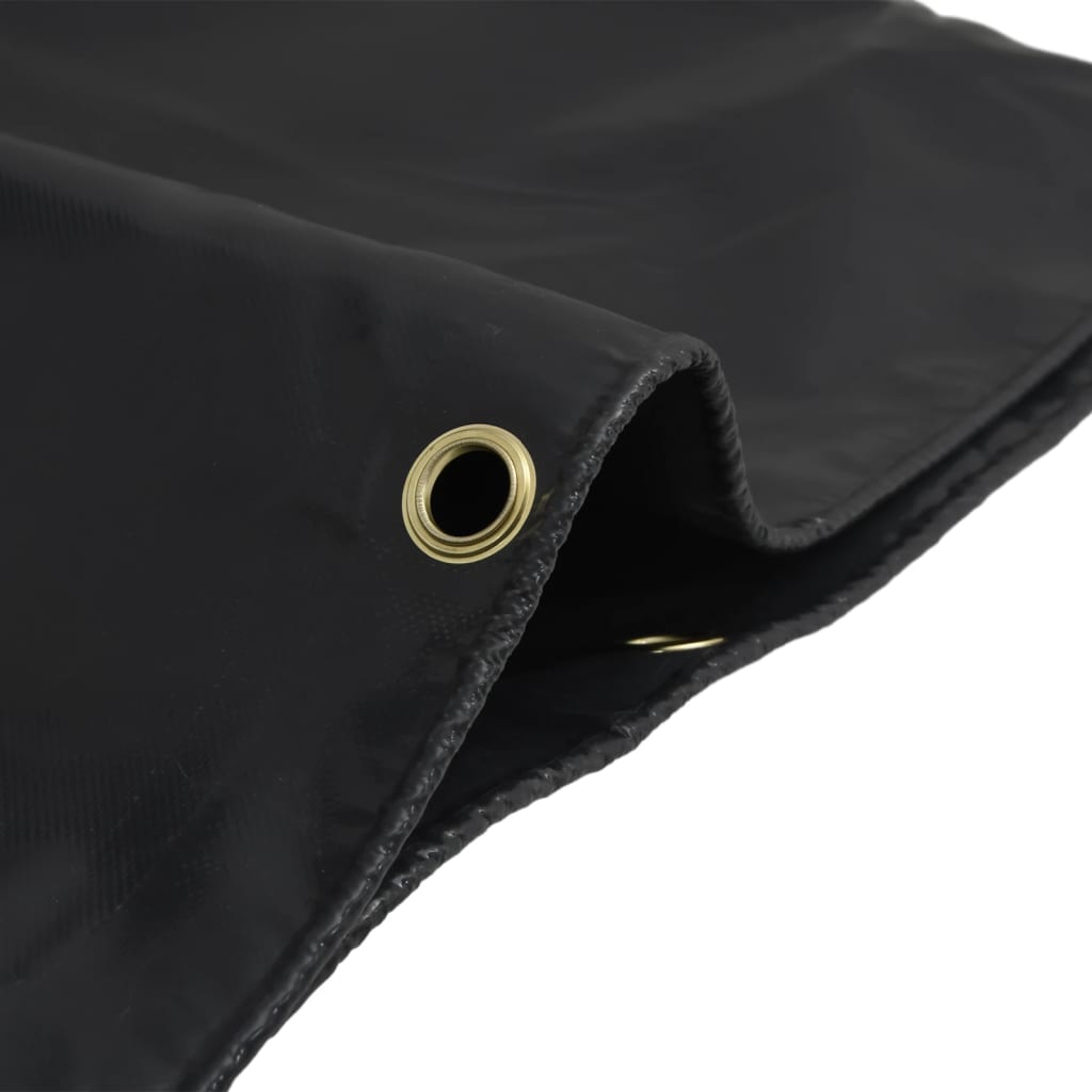 vidaXL Bâche anthracite 4x4 m 600 g/m²