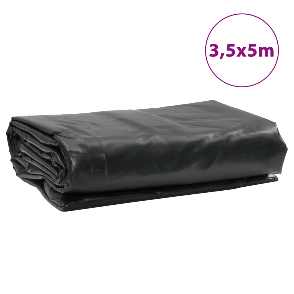 vidaXL Bâche anthracite 3,5x5 m 600 g/m²