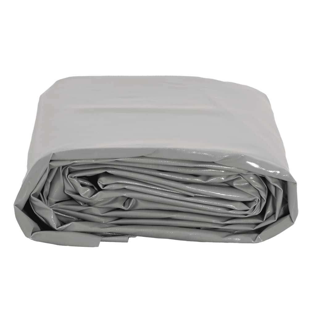 vidaXL Bâche gris 3x3 m 600 g/m²