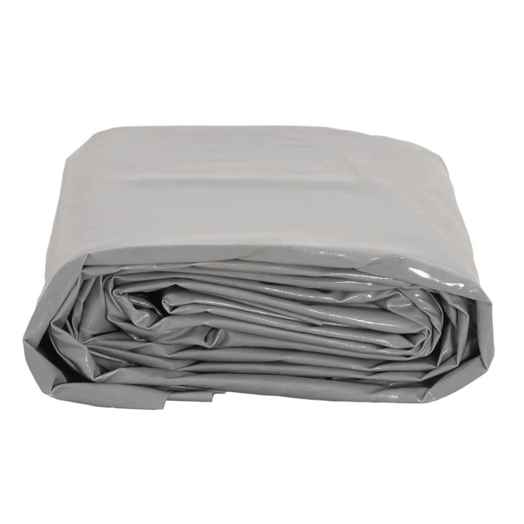 vidaXL Bâche gris 3x6 m 600 g/m²