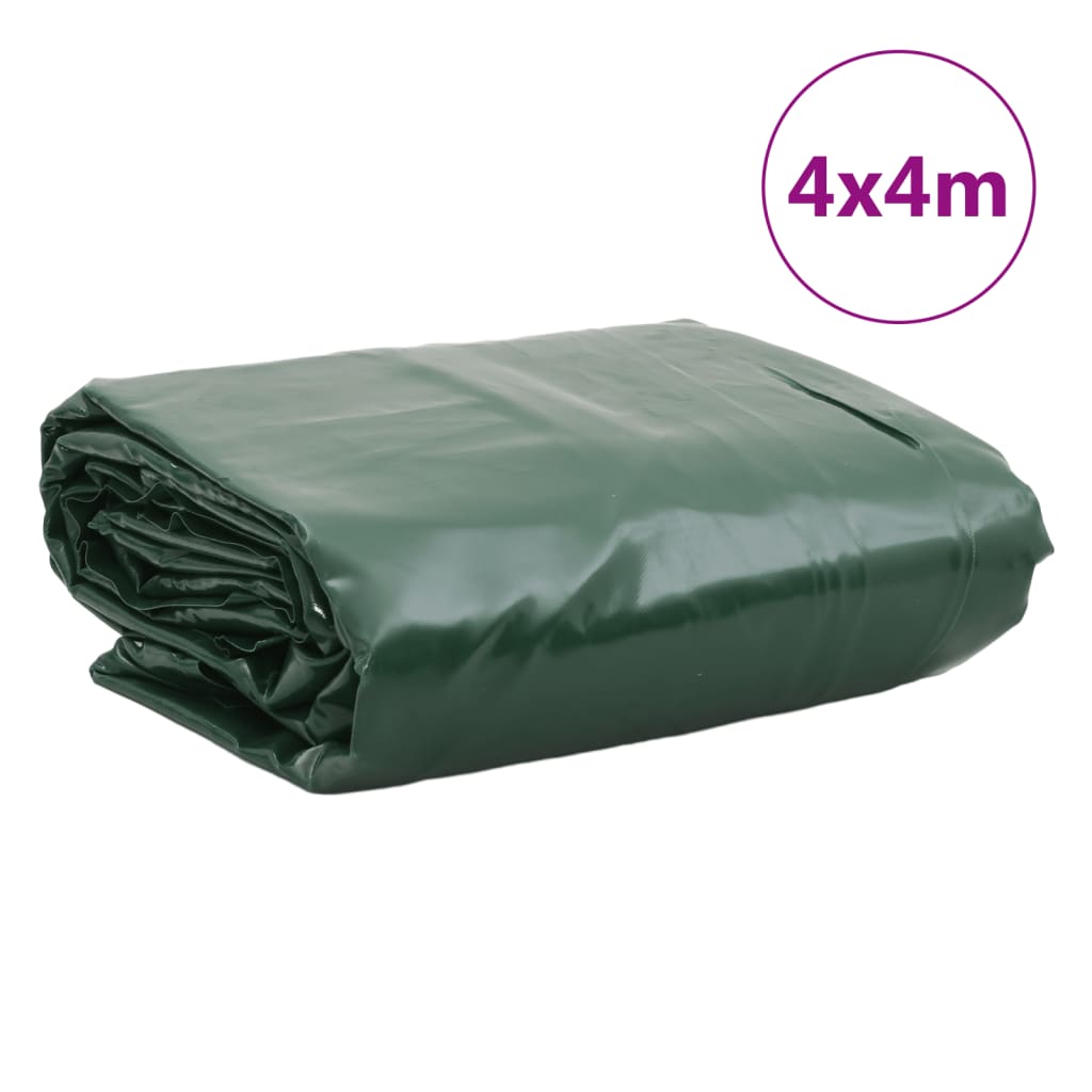 vidaXL Bâche vert 4x4 m 600 g/m²