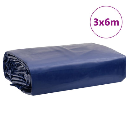 vidaXL Bâche bleu 3x6 m 600 g/m²