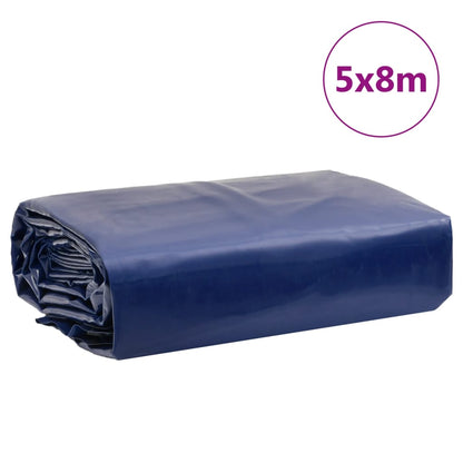 vidaXL Bâche bleu 5x8 m 600 g/m²