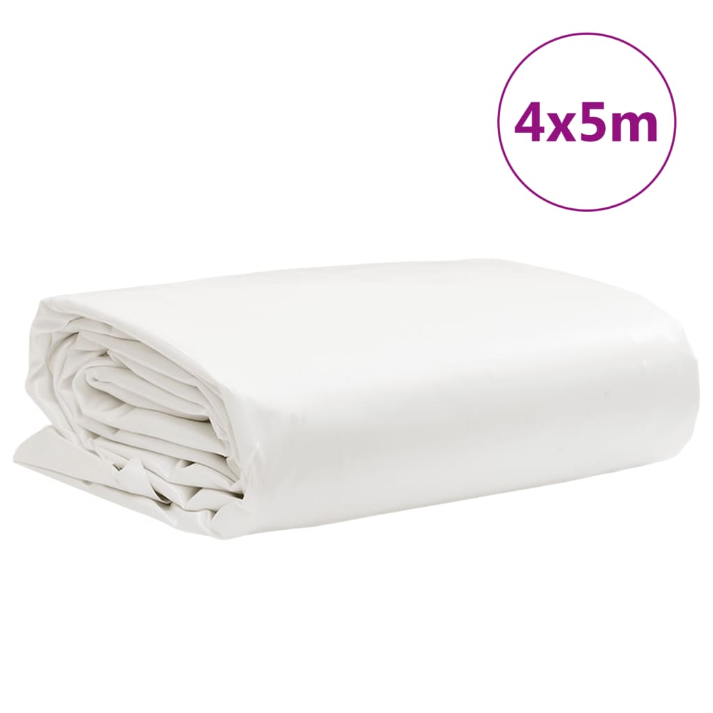 vidaXL Bâche blanc 4x5 m 600 /m²