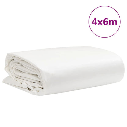 vidaXL Bâche blanc 4x6 m 600 /m²