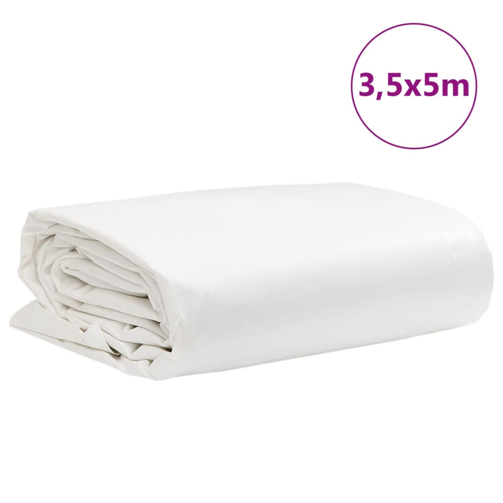 vidaXL Bâche blanc 3,5x5 m 600 /m²