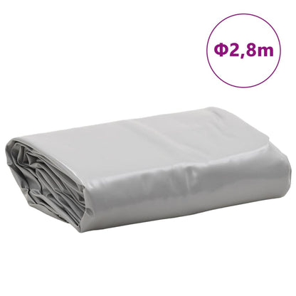vidaXL Bâche gris Ø 2,8 m 600 /m²