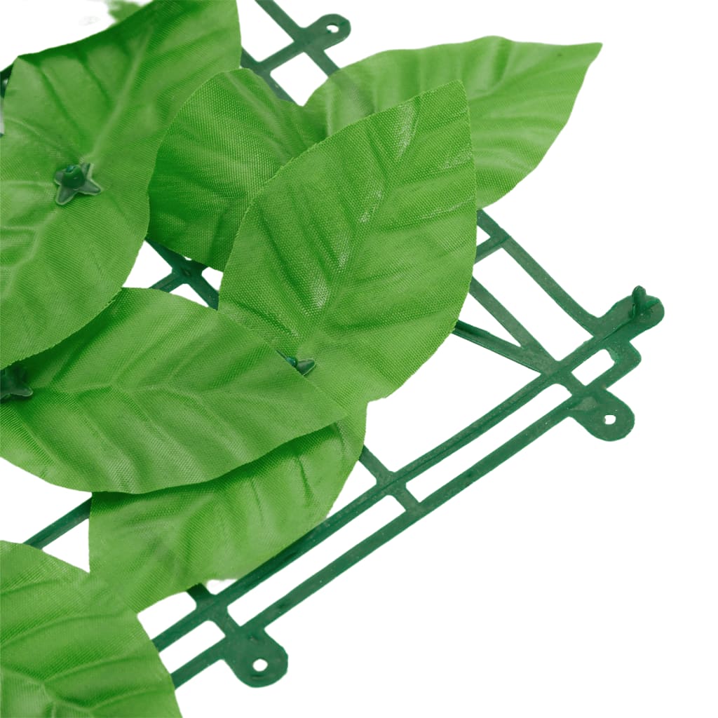 vidaXL Écran de balcon avec feuilles vert 200x100 cm