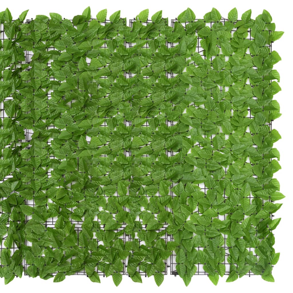 vidaXL Écran de balcon avec feuilles vert 200x150 cm