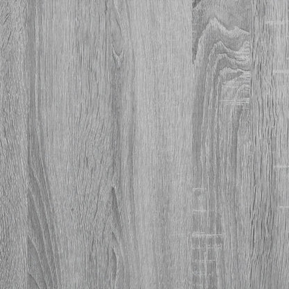 vidaXL Bureau sonoma gris 140x50x75 cm métal et bois d'ingénierie