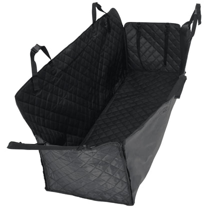 vidaXL Housse de siège de voiture pour chien noir 137x46x50 cm