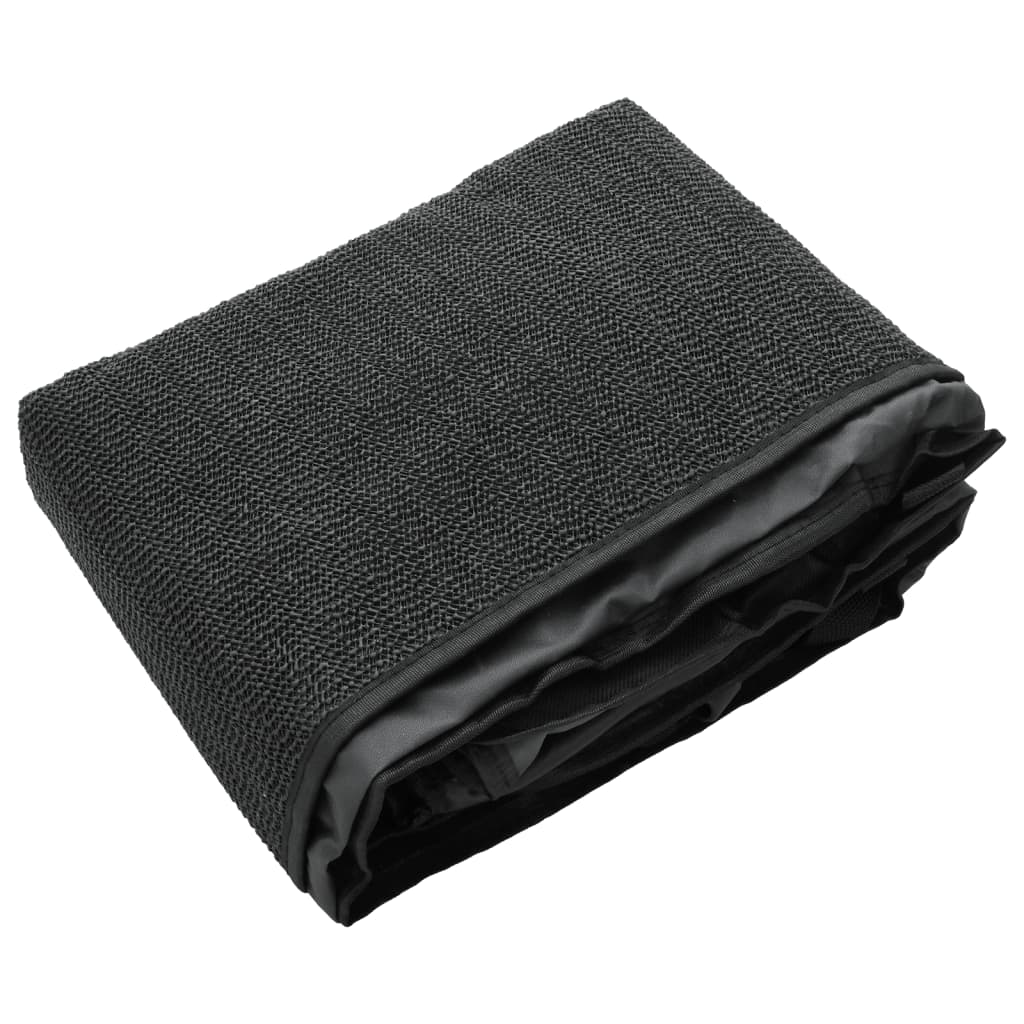 vidaXL Housse de siège de voiture pour chien noir 137x46x50 cm