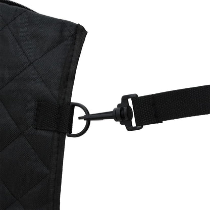 vidaXL Housse de siège de voiture pour chien noir 137x46x50 cm