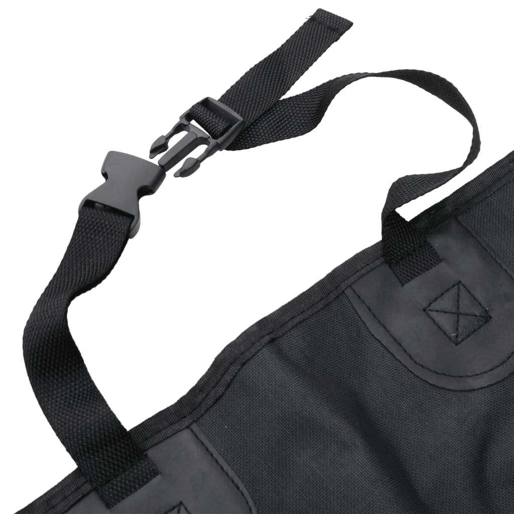vidaXL Housse de siège de voiture pour chien noir 137x46x50 cm