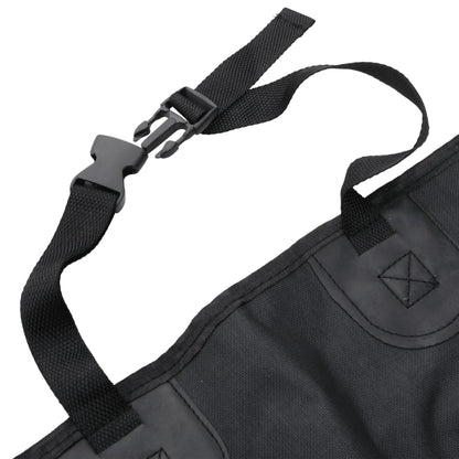 vidaXL Housse de siège de voiture pour chien noir 137x46x50 cm