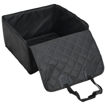 vidaXL Siège de voiture pour chien noir 45x45x25/55 cm