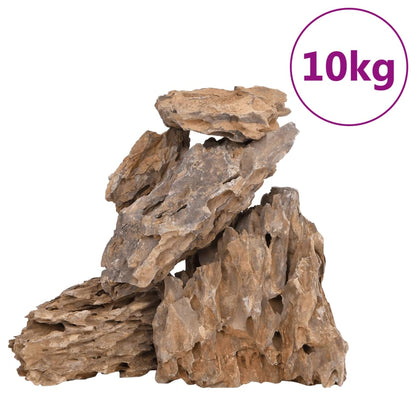 vidaXL Pierres du dragon 10 kg mélange de couleurs 10-30 cm